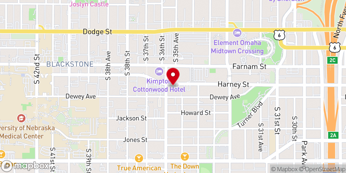 Map showing location of First Central Congregational