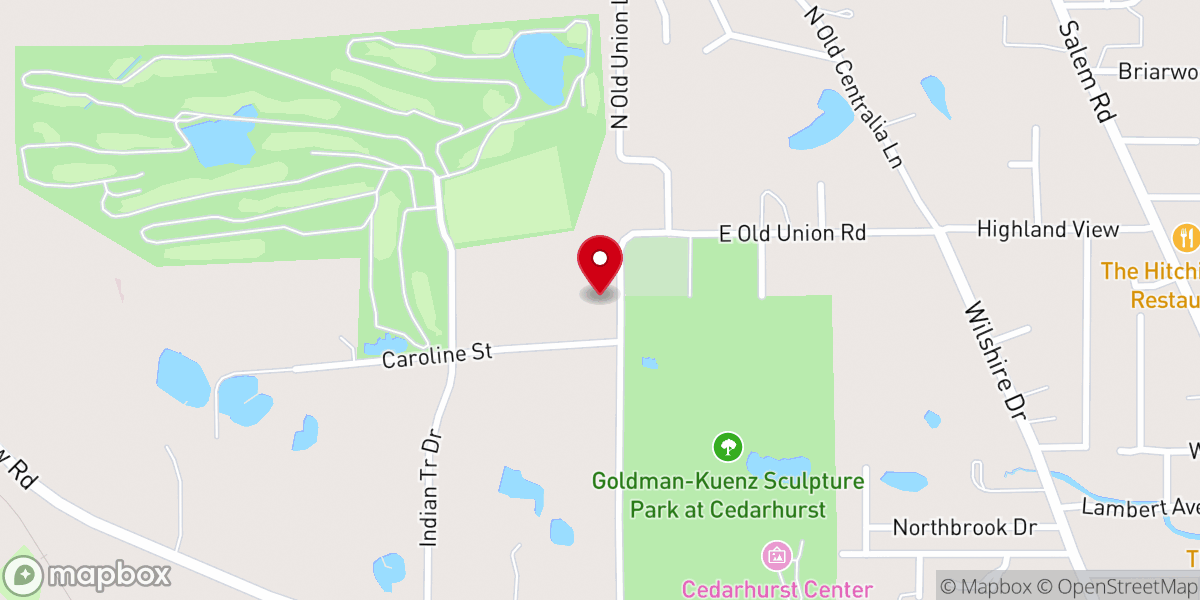 Map showing location of Jefferson County Historical Village