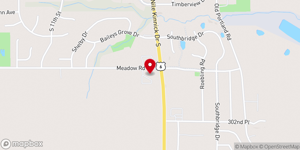 Map showing location of Grace Lutheran Church