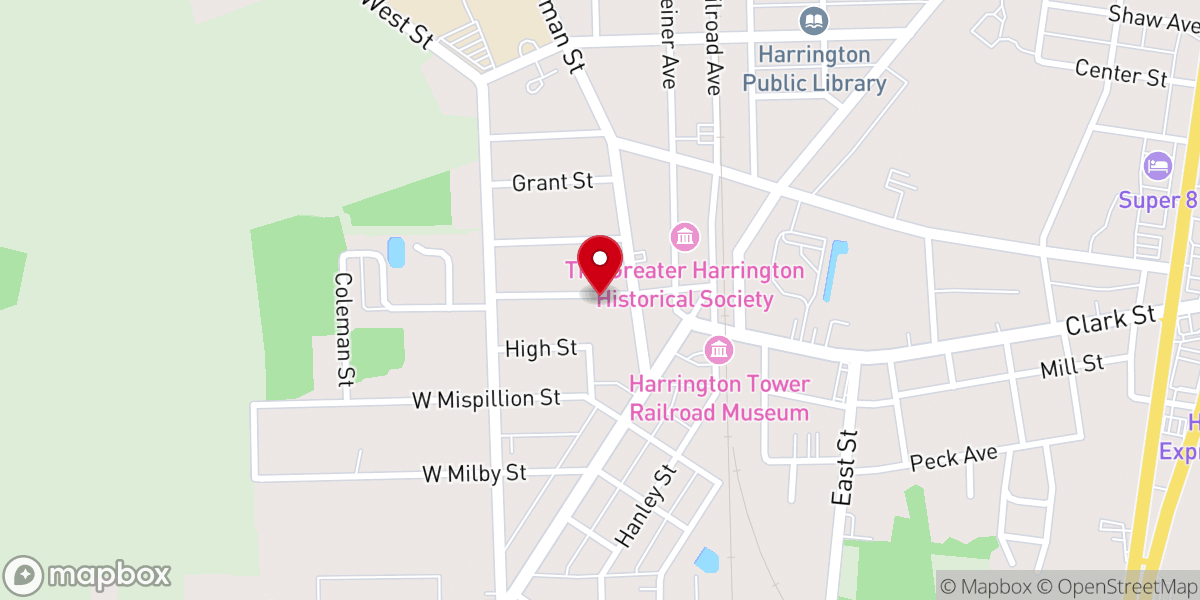 Map showing location of Mount Carmel Seventh-Day Adventist Church
