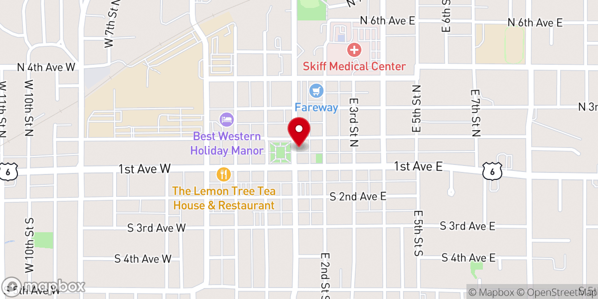 Map showing location of Capitol II Theatre