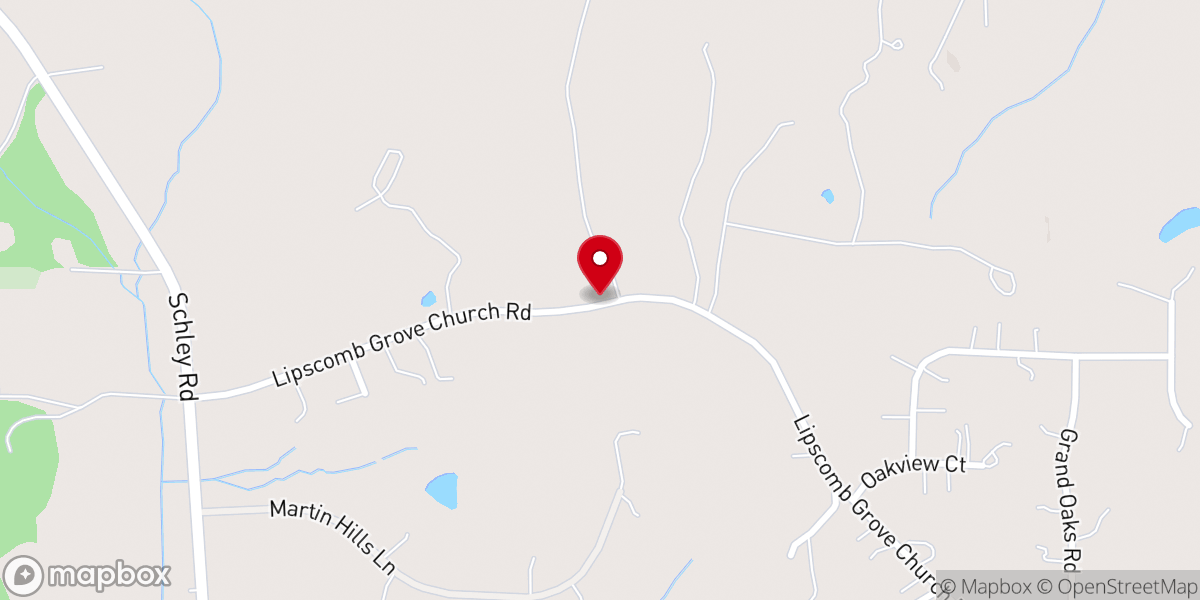 Map showing location of Down Yonder Farm