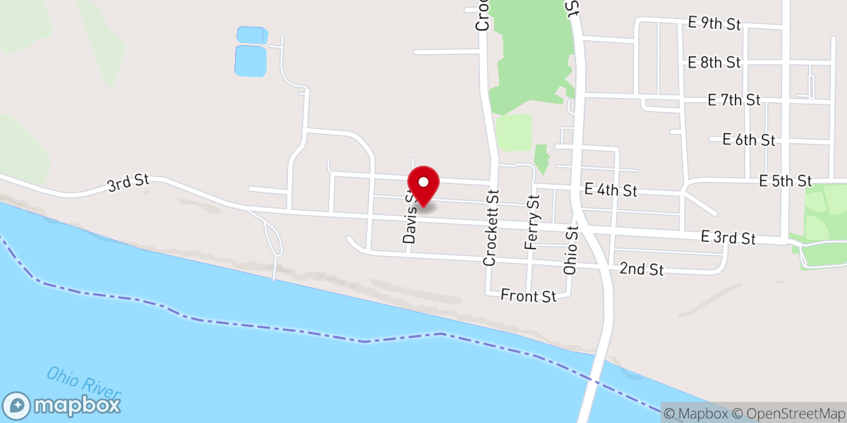 Map showing location of Single Tree Church