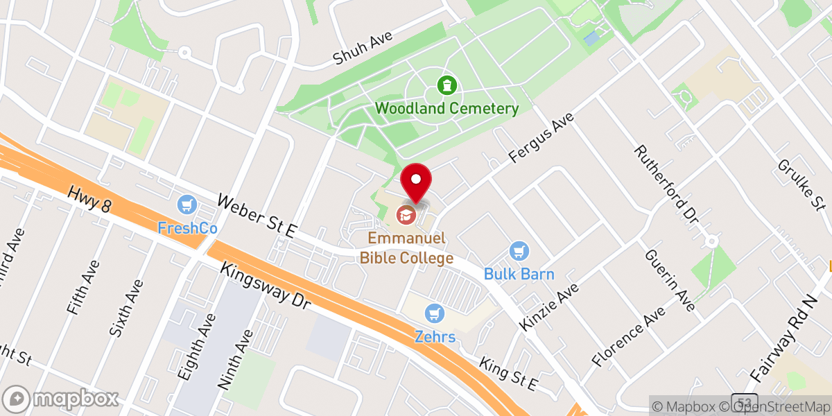 Map showing location of KW Church of God 7th Day