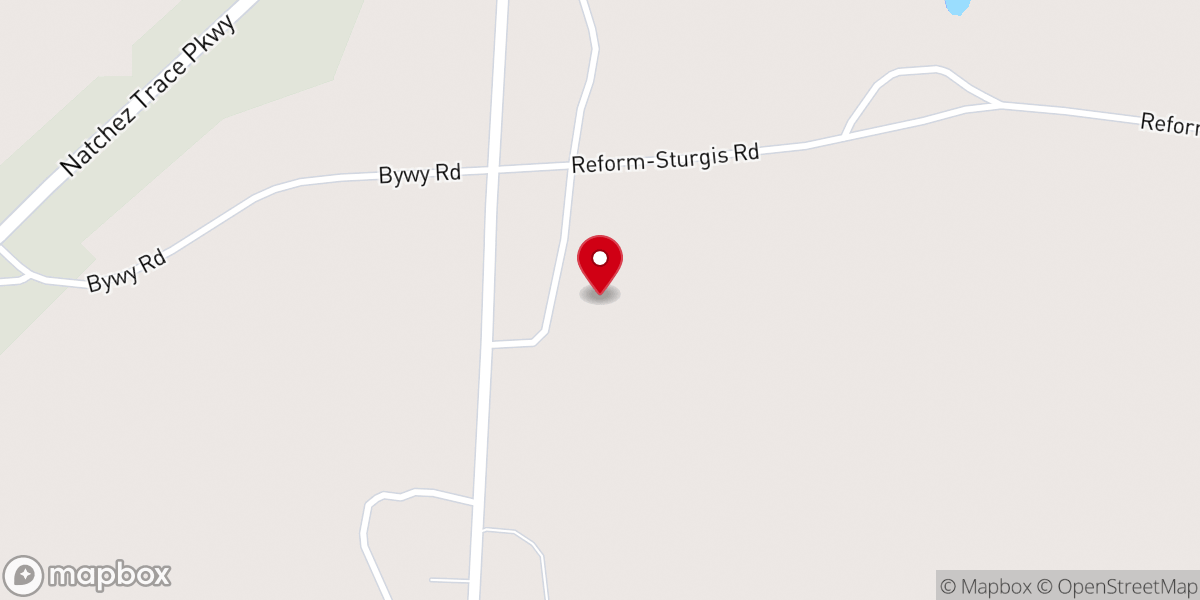 Map showing location of Bywy Church