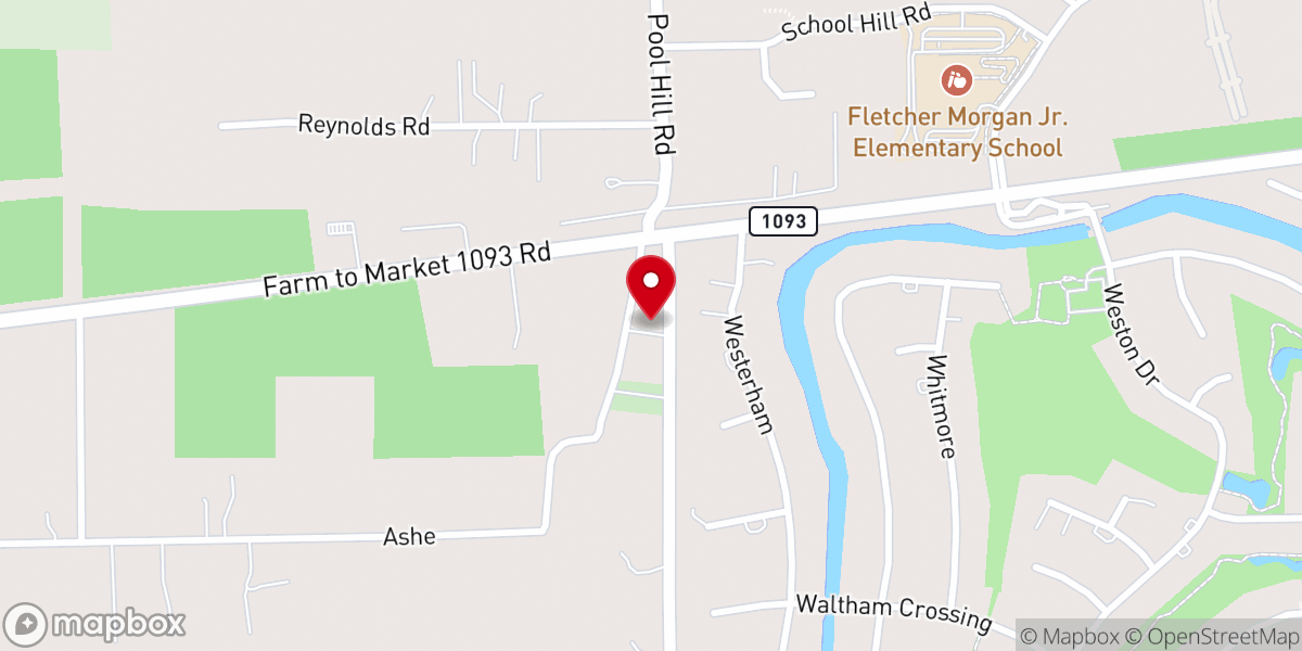 Map showing location of Live Hope Missionary Baptist Church