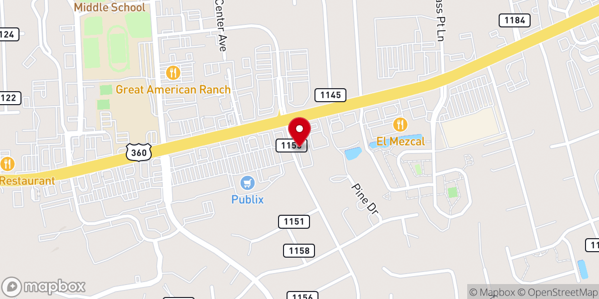 Map showing location of Upon This Rock World Ministries