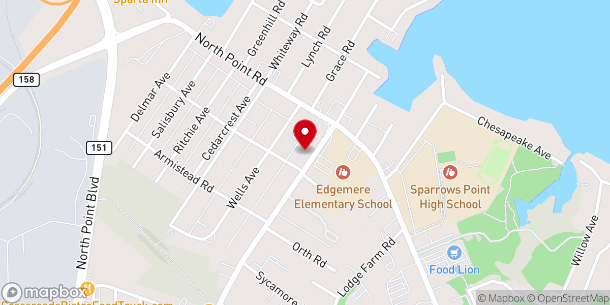 Map showing location of Hughes Memorial Presbyterian
