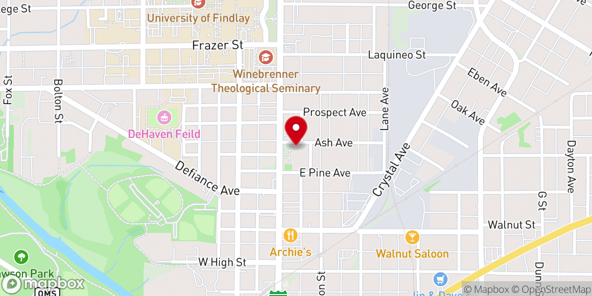 Map showing location of Church of the Living God