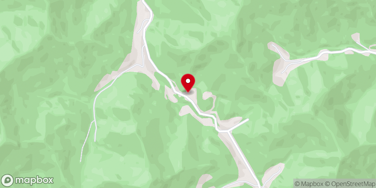 Map showing location of Mount Aria Church
