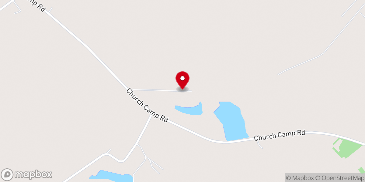 Map showing location of Camp Summers & Manget