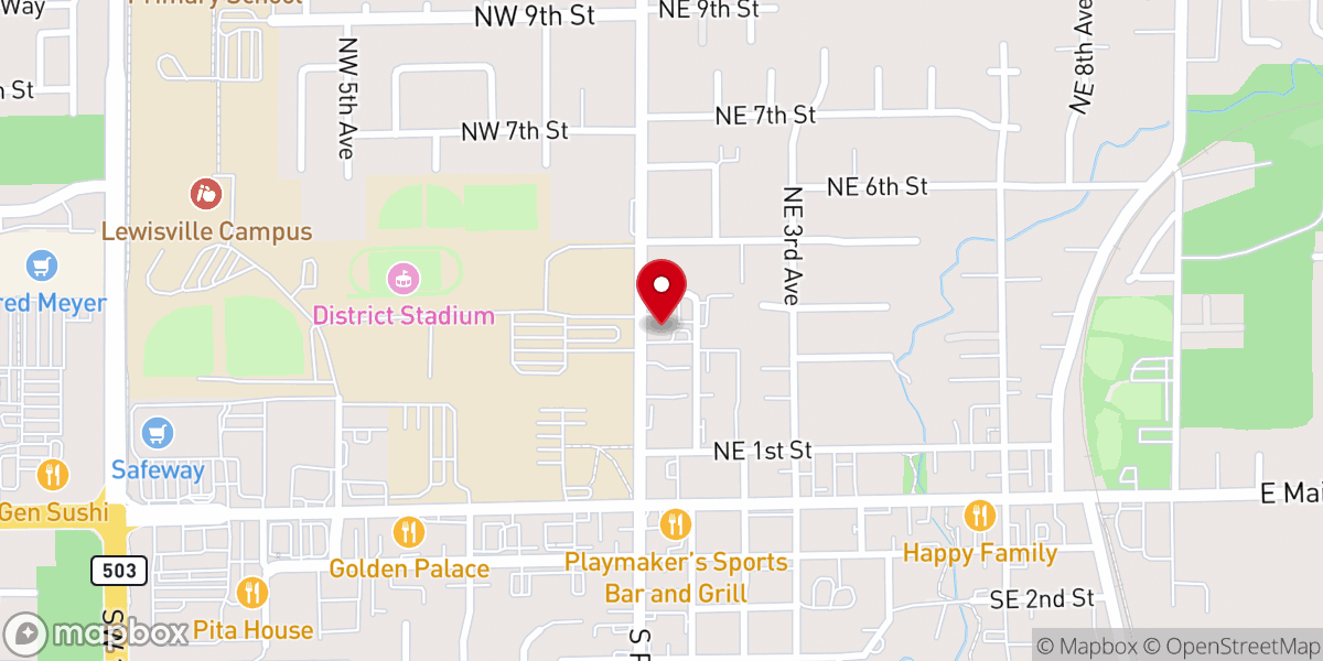 Map showing location of CrossWay Church