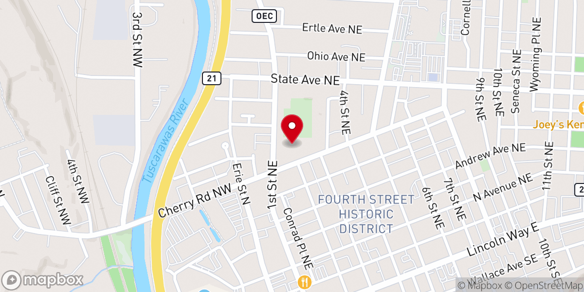 Map showing location of The National Shrine Of St. Dymphna