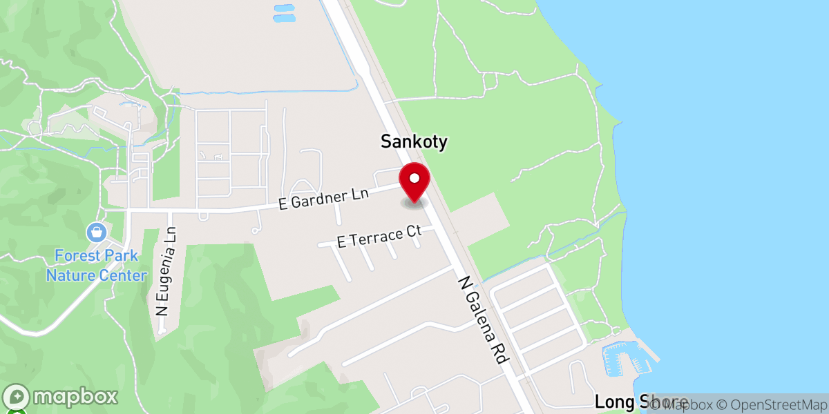 Map showing location of Galena Park Baptist Church