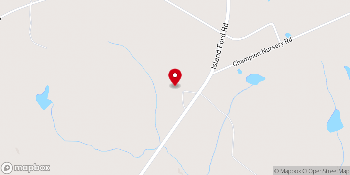 Map showing location of Crossroads Church