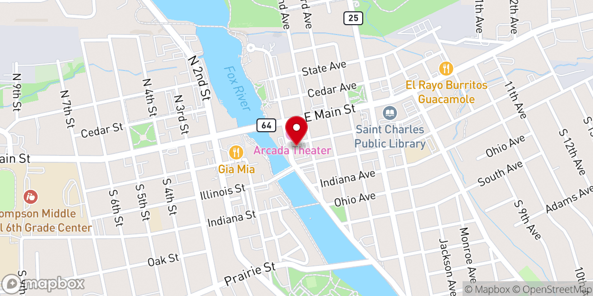 Map showing location of Flagship on the Fox