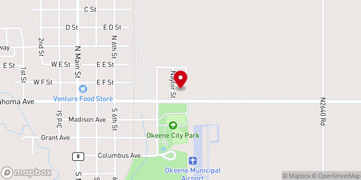 Map showing location of Northwest Revival Center