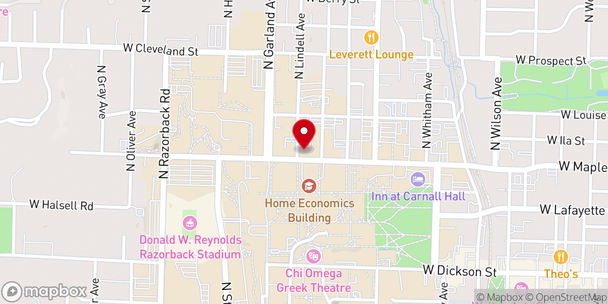 Map showing location of Baptist College Ministry