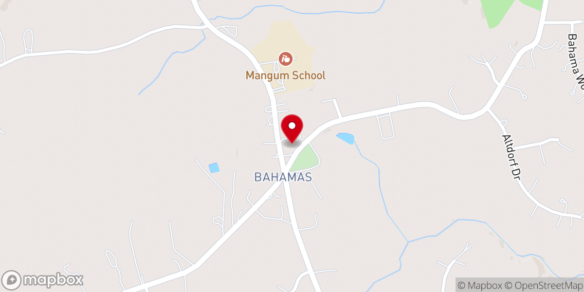 Map showing location of Mount Bethel United Methodist Church