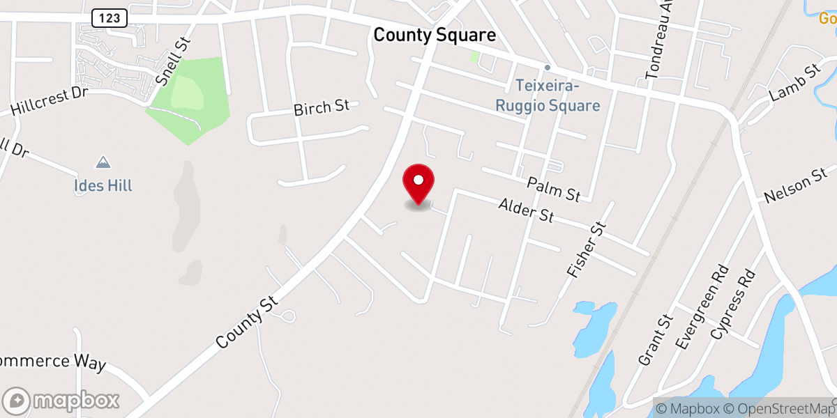 Map showing location of Living Way Christian Center