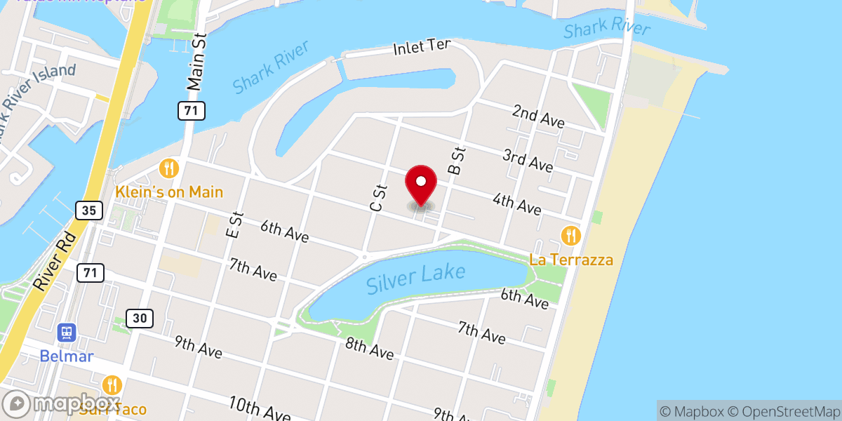 Map showing location of Fifth Avenue Chapel