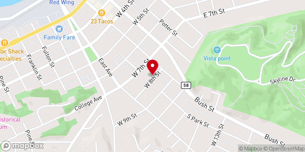 Map showing location of St Joseph Catholic Church - Office