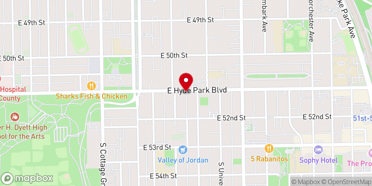 Map showing location of Holy Trinity Missionary Baptist Church