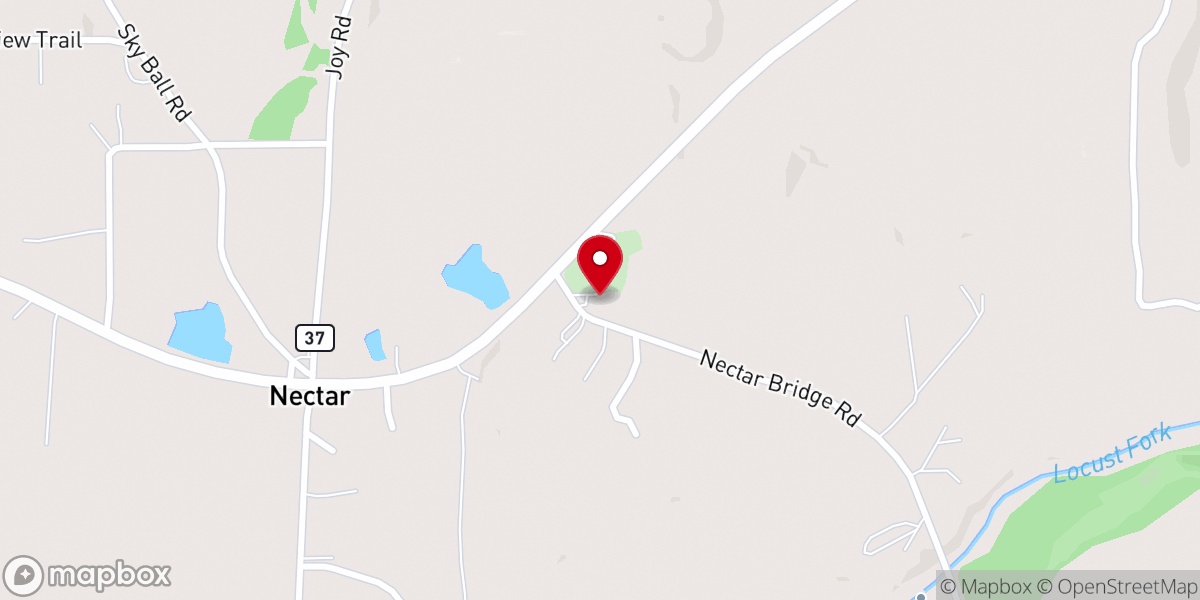 Map showing location of Congregational Methodist Church