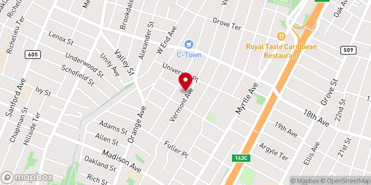 Map showing location of Elect Apostolic Saints First Born Pentecostal Church Inc