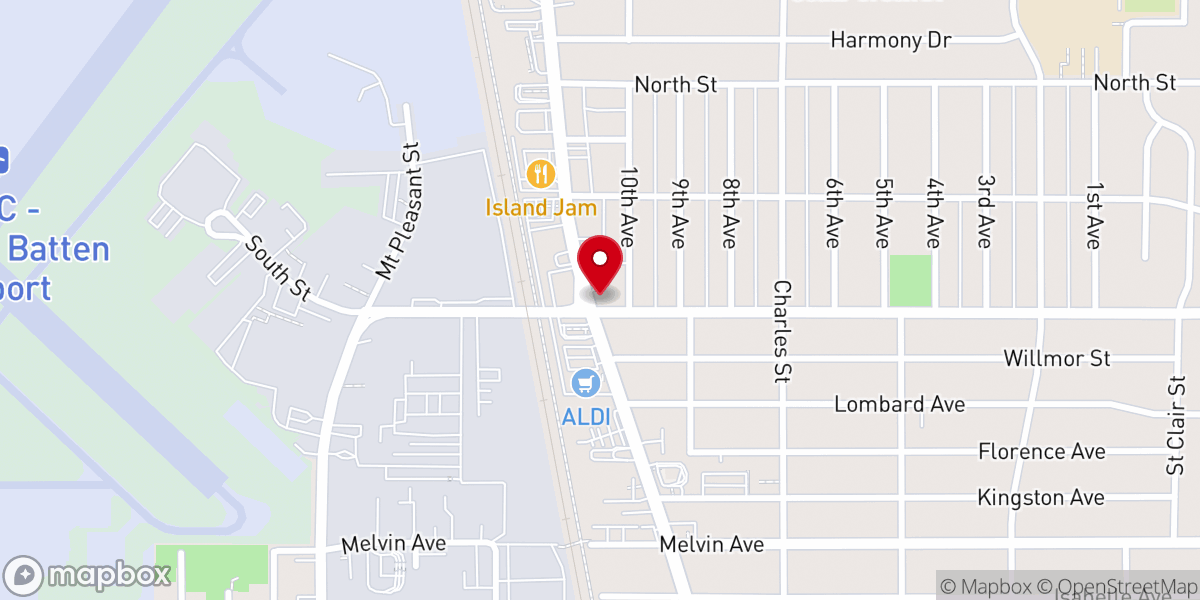 Map showing location of Lighthouse Baptist Church