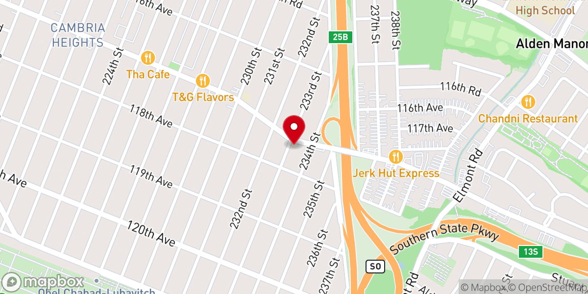 Map showing location of New Covenant Community Church of the Nazarene