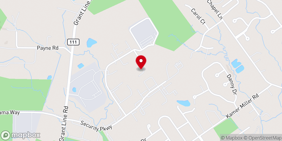 Map showing location of Our Lady of Perpetual Hops
