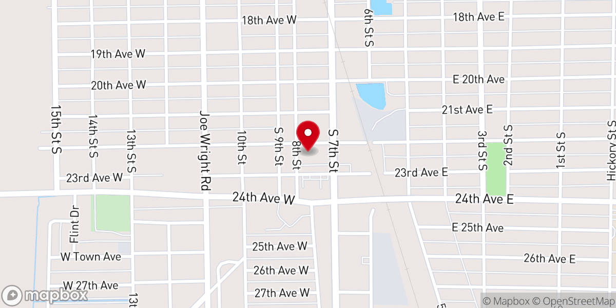 Map showing location of Hope in the Word Ministries Inc