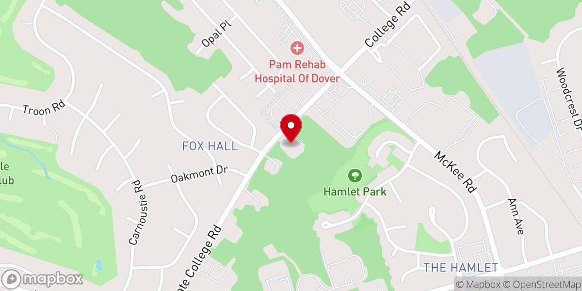 Map showing location of Liberty Church