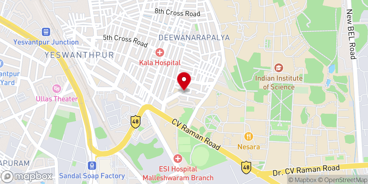 Map showing location of C.S.I Christ The Saviour Church