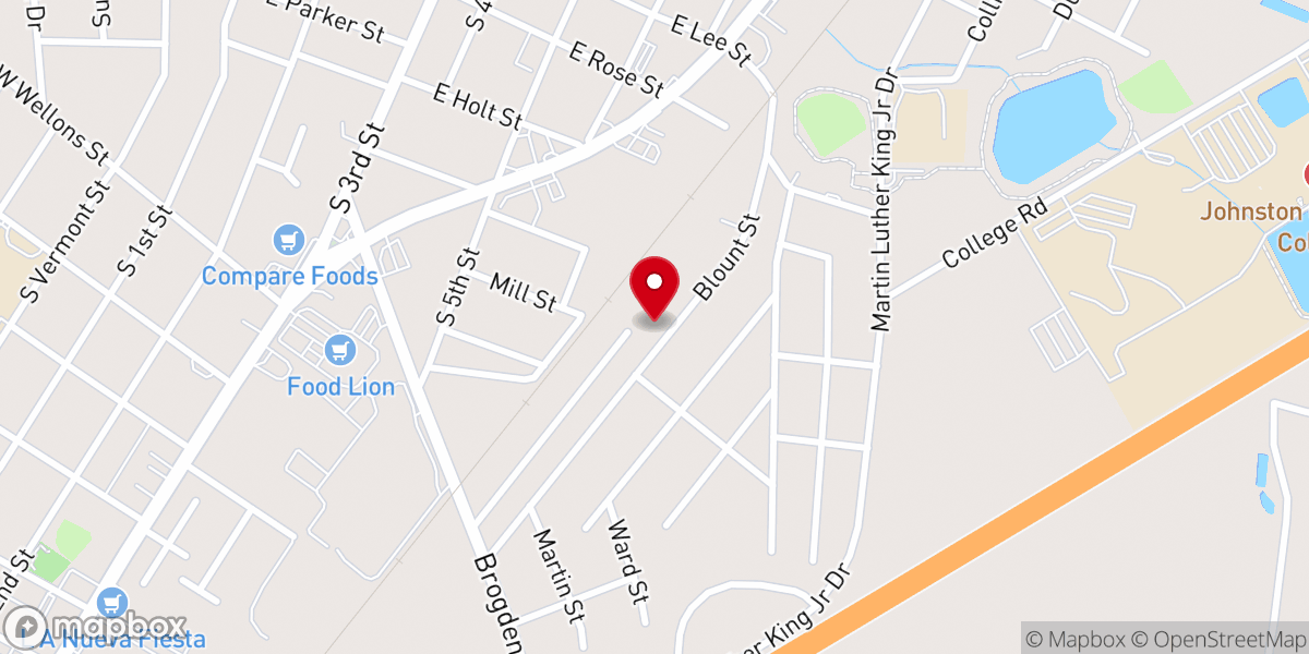 Map showing location of Sanders Chapel Original Free