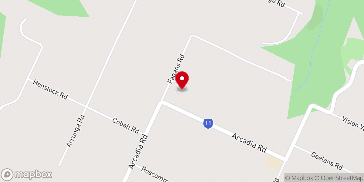 Map showing location of St Benedict's Catholic Church