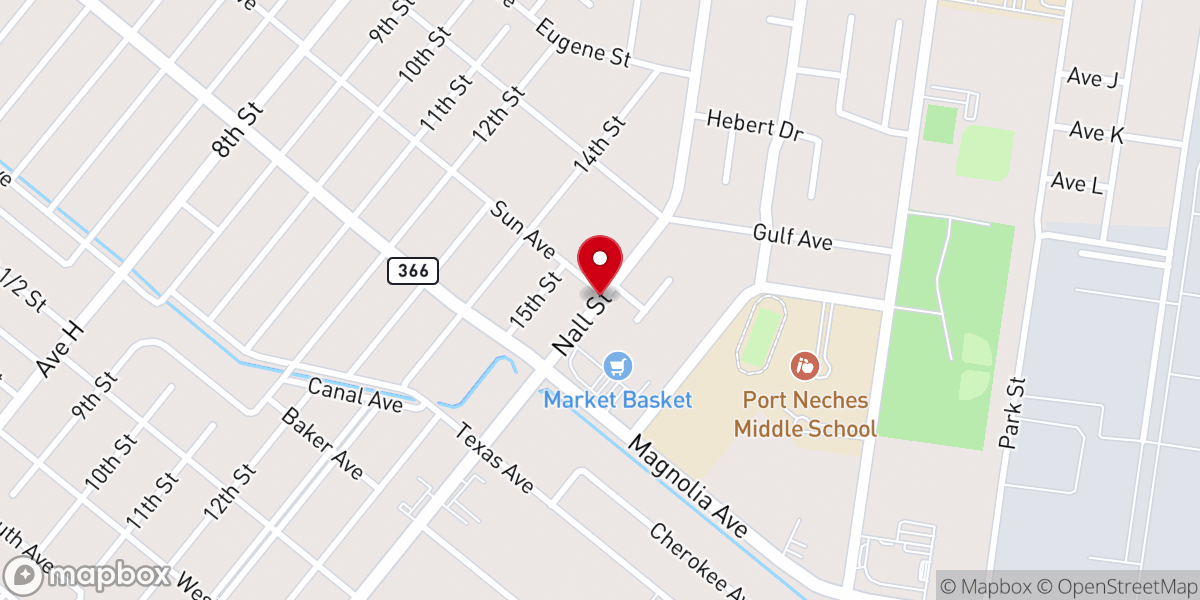 Map showing location of Paradise Primitive Baptist Church
