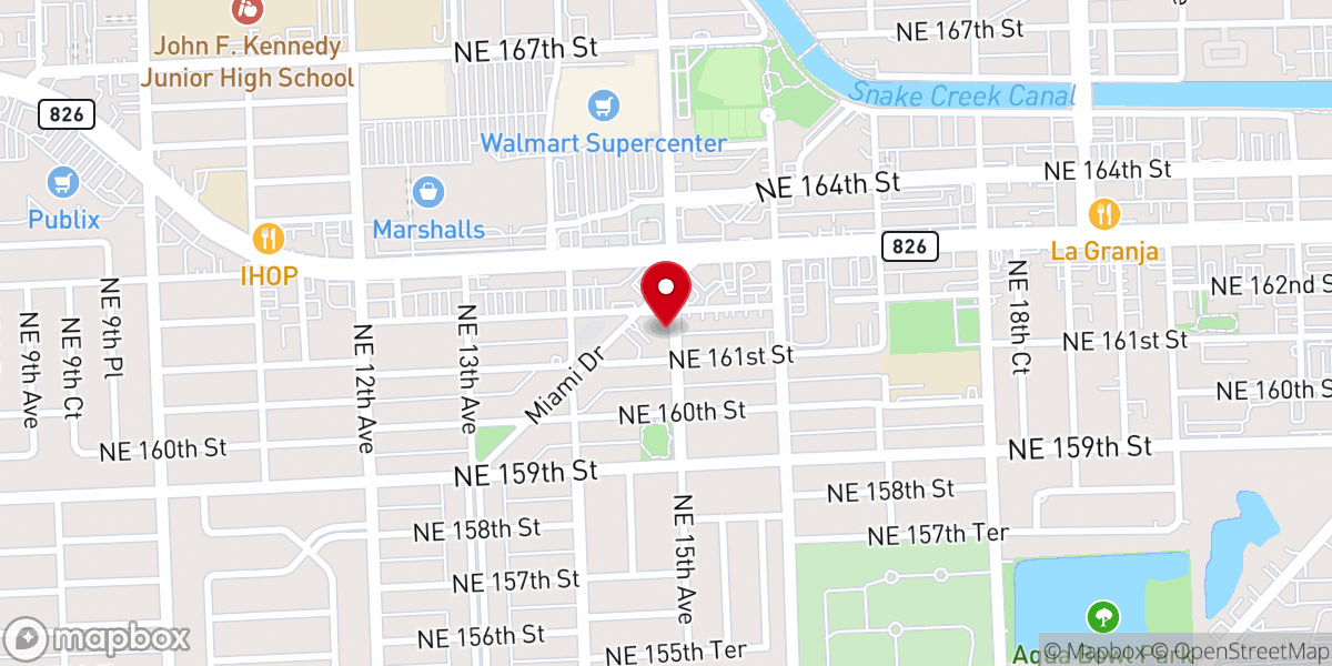Map showing location of First Baptist Church
