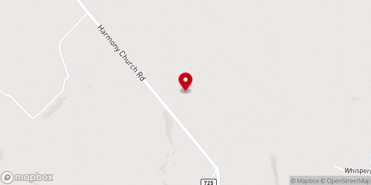 Map showing location of Three Creeks Winery