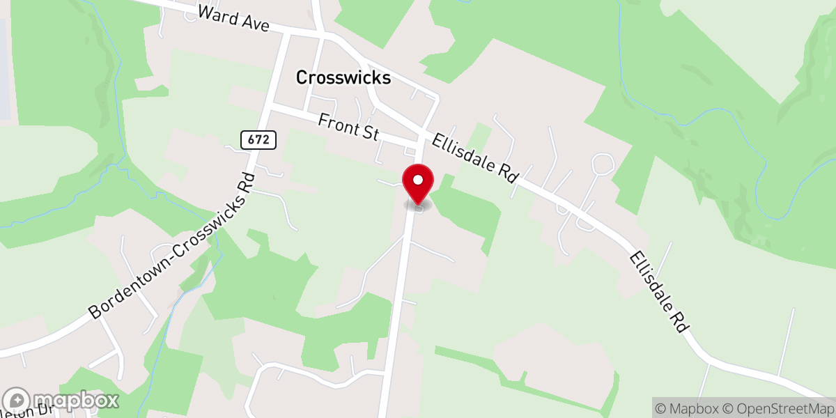 Map showing location of Grace African Methodist Episcopal Church
