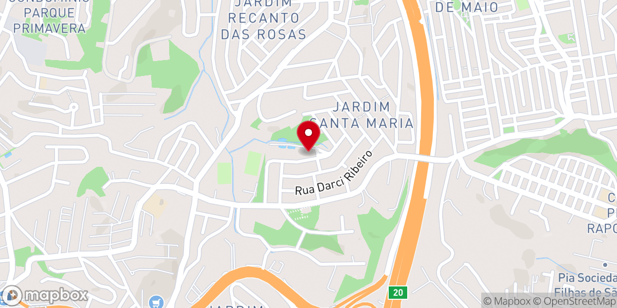 Map showing location of Paróquia Santa Maria Mãe de Deus
