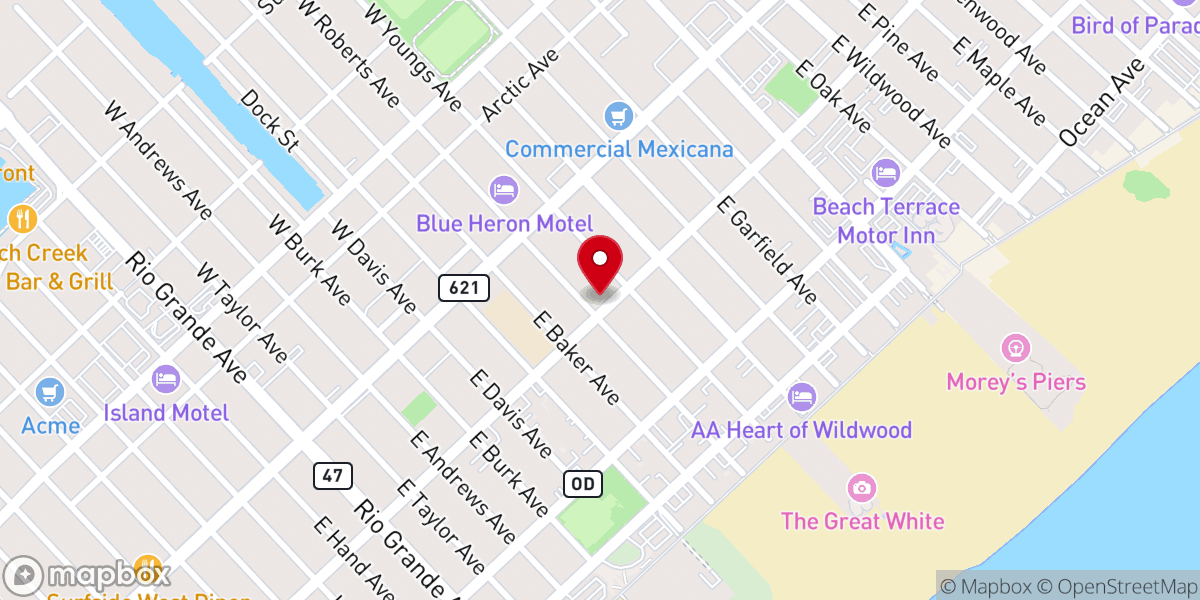 Map showing location of The Light of The World Church