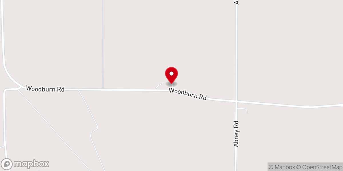Map showing location of St. John MB Church
