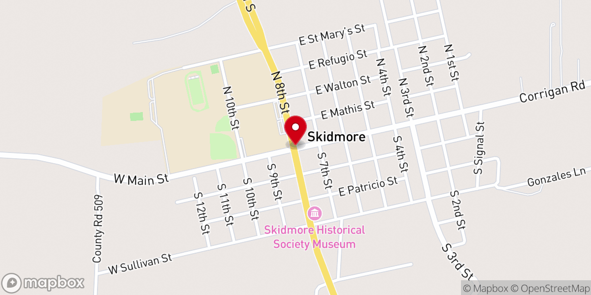 Map showing location of La Hermosa