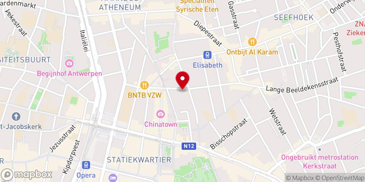Map showing location of Église du sacré coeur de Jésus