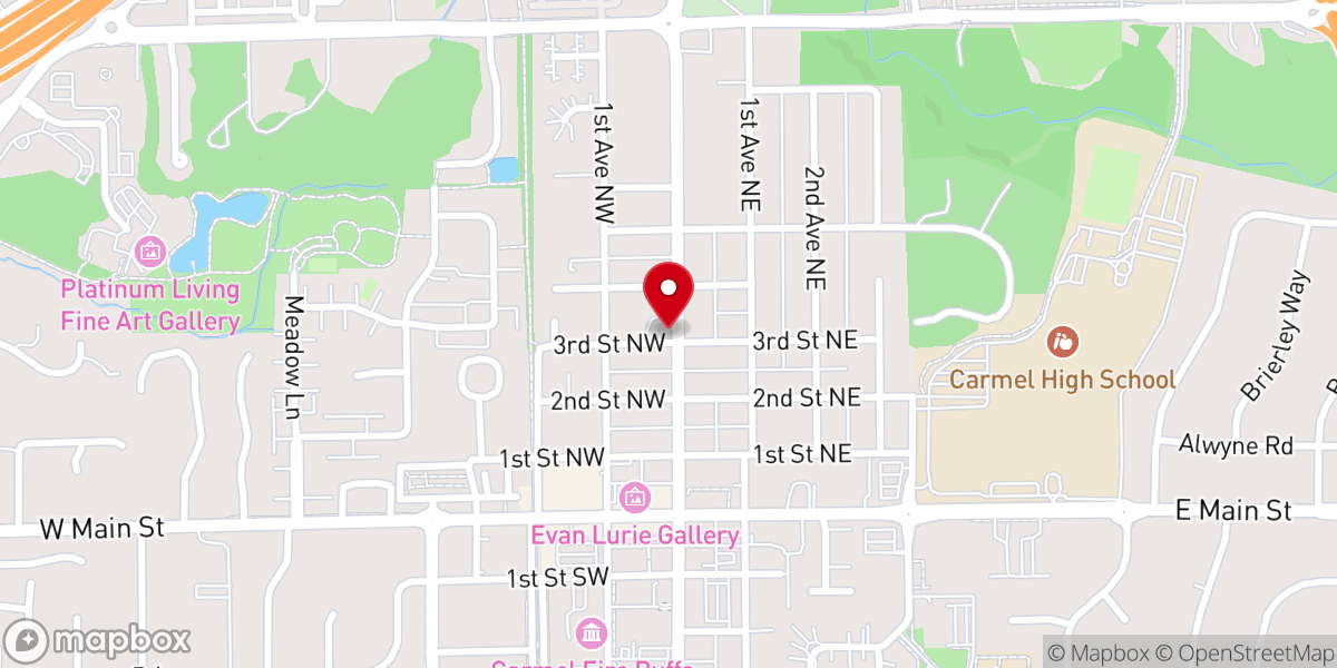 Map showing location of Fellowship In Christ Church