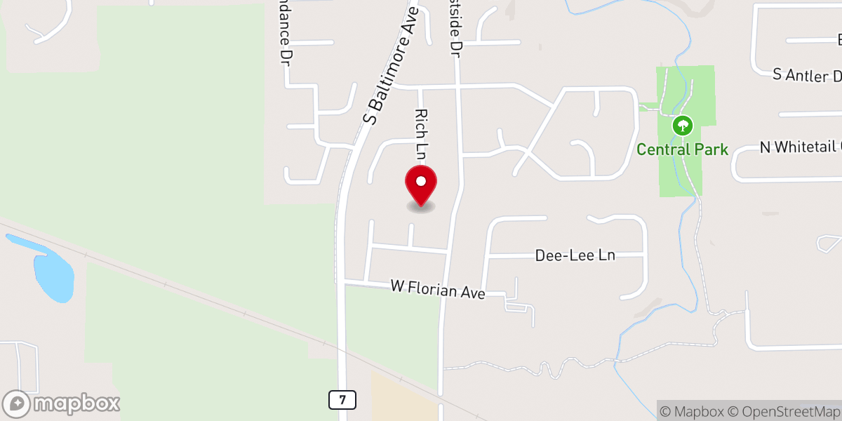 Map showing location of Ren Group Sermon Discussion