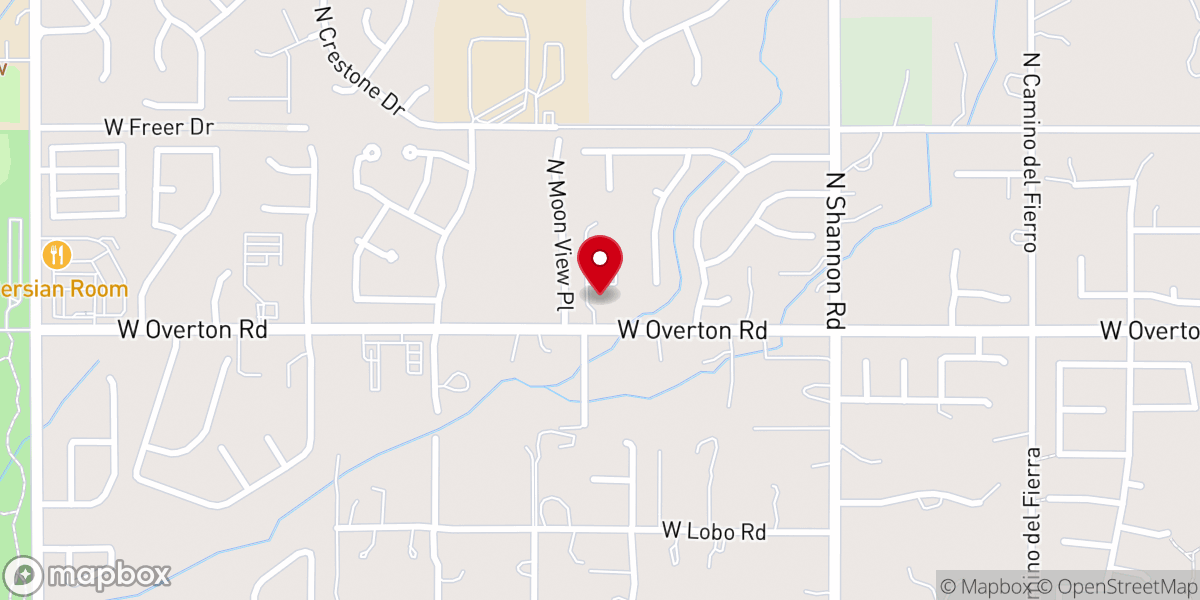 Map showing location of Hope Community Church