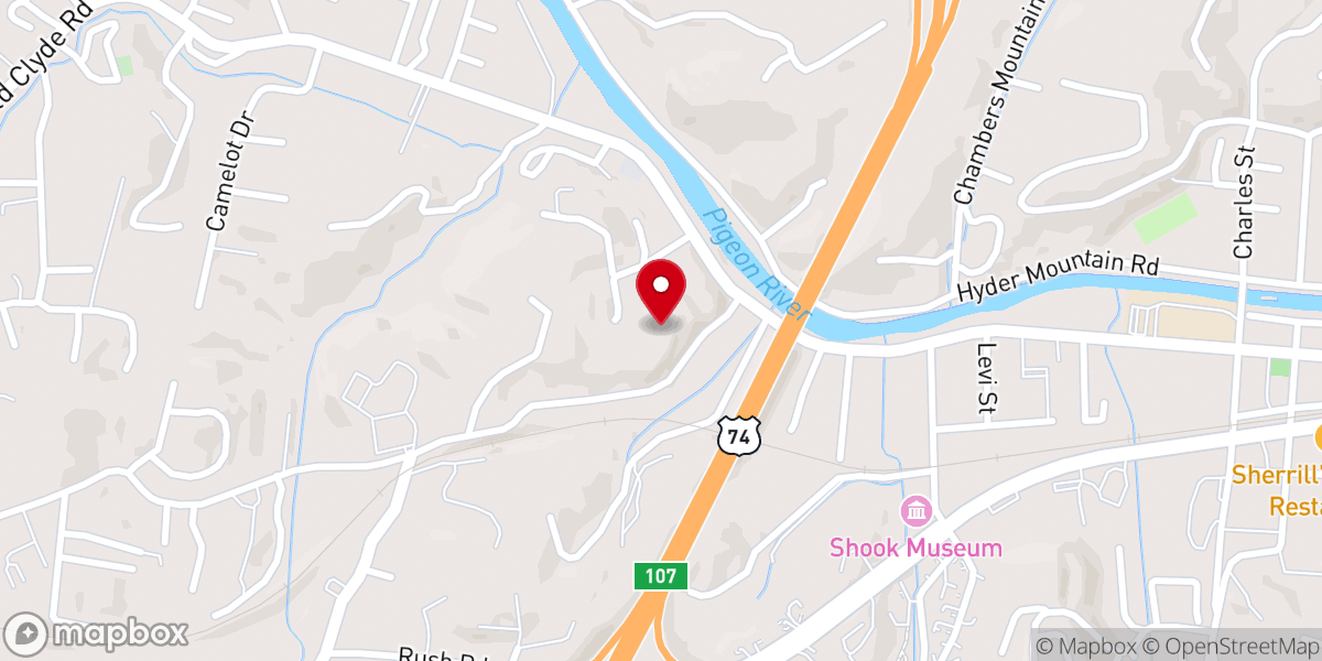 Map showing location of The Vine Anglican Church